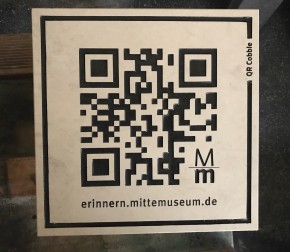 QR Cobble Rosa Luxemburg Platz Berlin